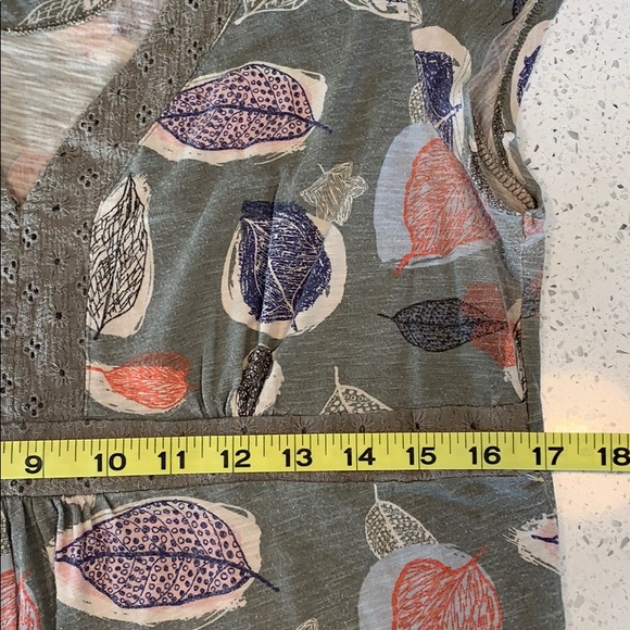 White Stuff for Anthro Cotton Leaves Dress - Picture 6 of 7